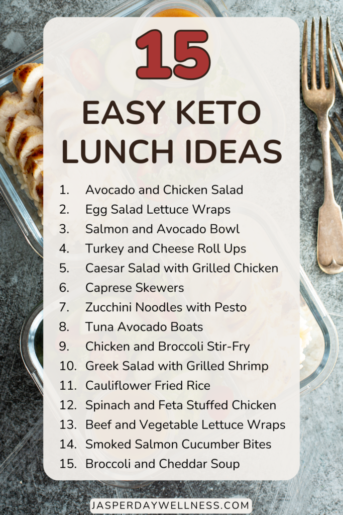 easy keto lunch ideas by jdw