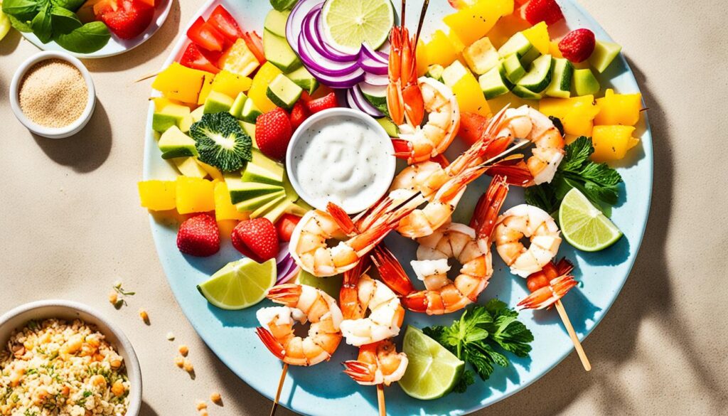 grilled seafood and vegetable summer keto dinner ideas and healthy, easy recipes by jasperdaywellness